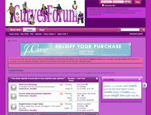 Tablet Screenshot of curvesforum.com